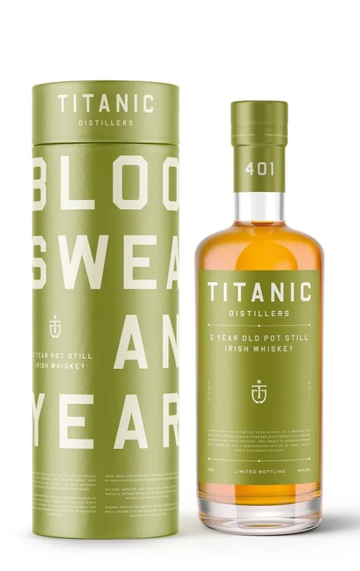 5-Year-Old Pot Still Irish Whiskey 700ml – Smooth Traditional Pot Still Blend, Nutty & Vanilla Notes with Warming Spice Finish, 46% ABV