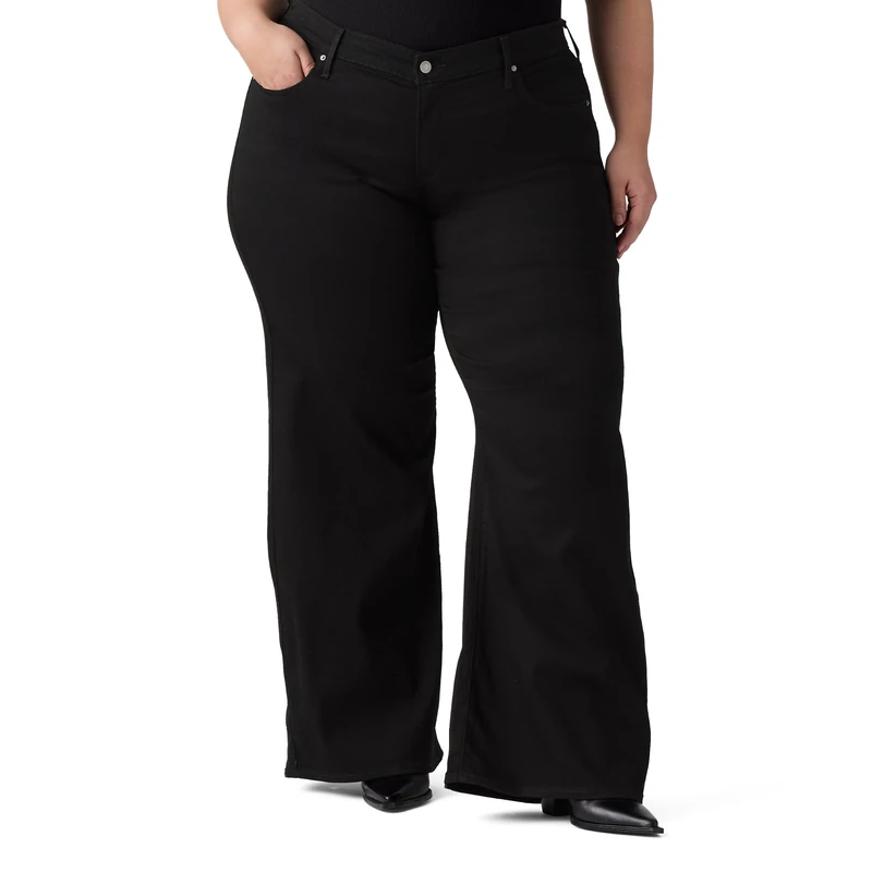 Pl 318 Shaping Wide Leg Soft Black