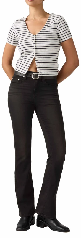 725 High Rise Bootcut Soot Scrape Bfr
