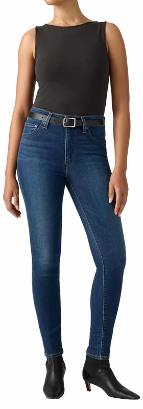 721 High Rise Skinny True Blue Dark