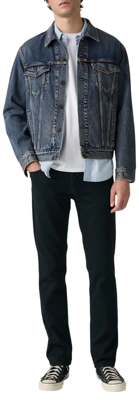 511 Slim Mineral Black Dobby