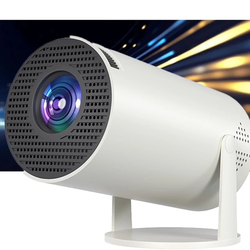 Vistacast Mini 210° Smart Projector with Extra Large-Screen Display, 4K UHD Plug and Play Vista Cast Mini Projector with Wifi 6 and Bluetooth 5.4, Built-In Media with 4000+ Apps