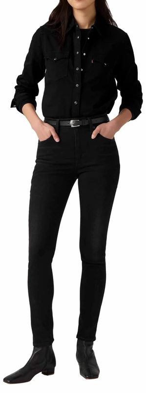 721 High Rise Skinny Worn Midnight