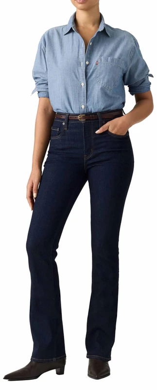 725 High Rise Bootcut True Blue Rinse