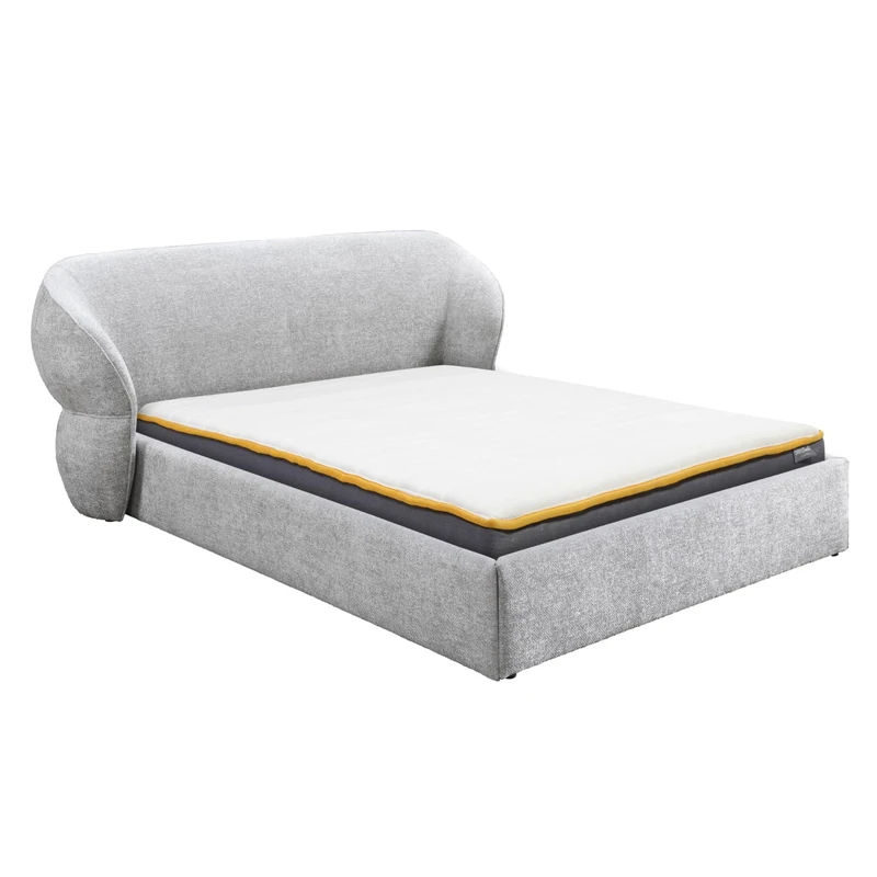 Birlea Milan Double Grey Bed