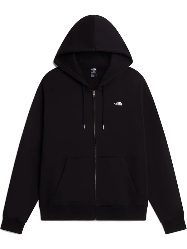 The North Face Men's Essential Simple Dome Rlx Full Zip Jacket, Tnf Black, XL