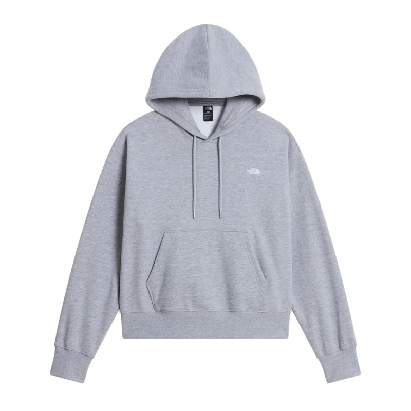 The North Face Women's Essential Simple Dome Boxy Os Hoodie, Tnf Pale Grey Heather, L
