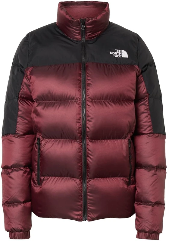 The North Face Women's Diablo Down 2.0 Jacket, Burgundy Crush Black He, L