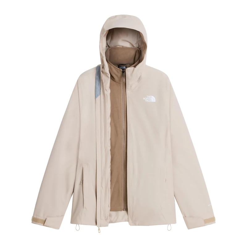 The North Face Women's Quest Mono Triclimate Jacket, Timeless Taupe/Garnet, S