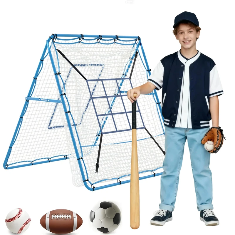 GarveeLife 2-in-1 Baseball Pitching Trainer and Rebounder Net – Practice and Return Net for Pitching and Throwing Drills - Image 1