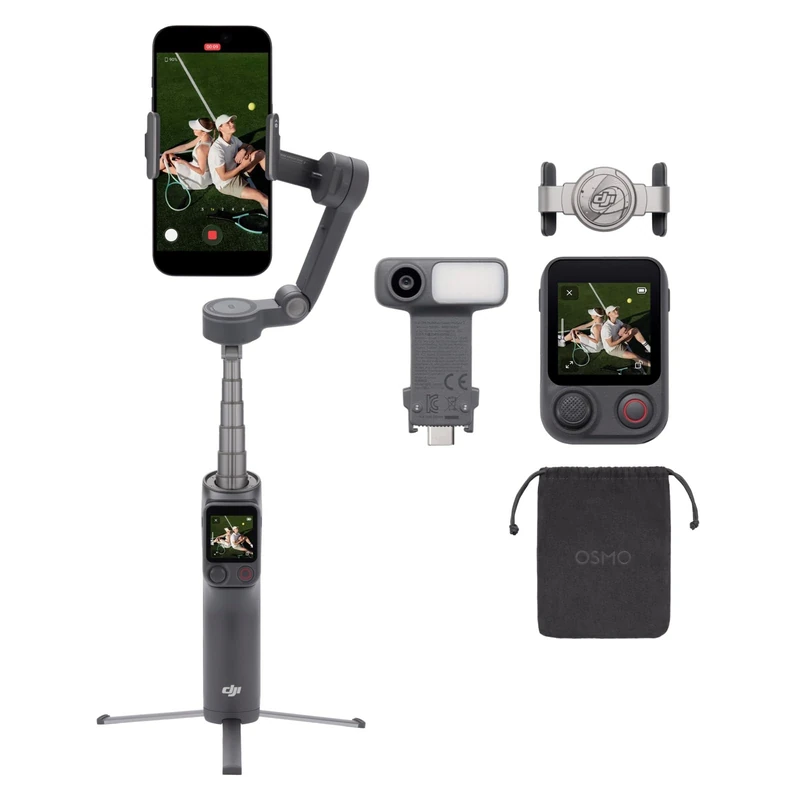 Osmo Mobile 8P Gimbal Stabilizer for iPhone & Android, Tracking Module, Remote Controller, Native Tracking, Built-in Extension Rod & Tripod, 10h Battery, 3-Axis Stabilization, Phone Gimbal - Image 1