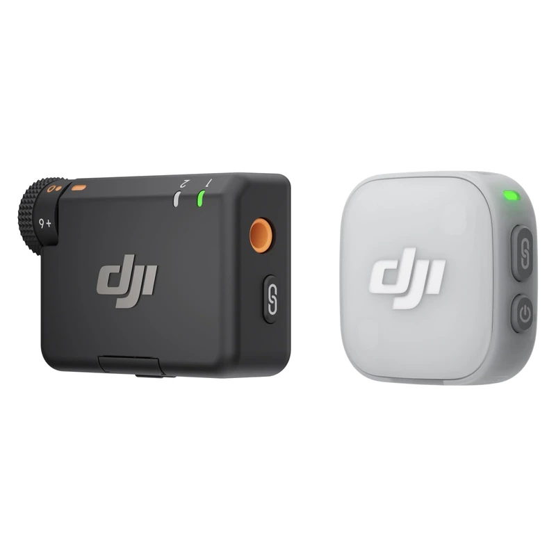 DJI Mic Mini 2 (1 TX + 1 Standard RX), Wireless Lavalier Mic for iPhone 17/16/15 & Android/Camera/Tablet/PC, Ultralight, 11.5h Battery, Fast Charging, Noise Cancelling, Vlog, Streaming