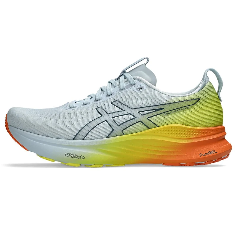 ASICS Mens Gel-Kayano 32 Sneaker, Sky Lemon Spark, 5.5 UK