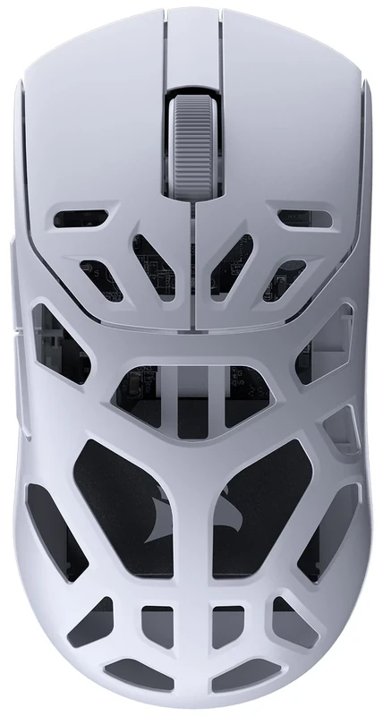 Corsair SABRE v2 PRO Wireless MG FPS Gaming Mouse – 33,000 DPI MARKSMAN S Sensor, 8,000Hz Hyper-Polling, Durable Magnesium, Lightweight, Up to 120hr Battery – White