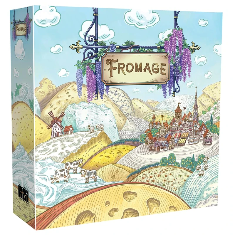 Road to Infamy Fromage, Strategy Board Game, Ages 14, 1 to 4 Players, 30-45 Minutes per Game, Spanish