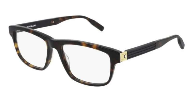 MONTBLANC Eyeglasses Havana-gold-transparent/Lens Height: 42,10 Lens Diagonal: 58,80 Shape Description: Cat Eye