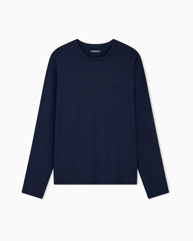 Emporio Armani Men's Soft Modal T-Shirt Blue M
