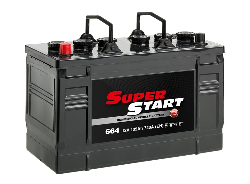 Super Start 664 12V 105Ah 720A Heavy Duty Commercial & Agricultural Vehicle Battery