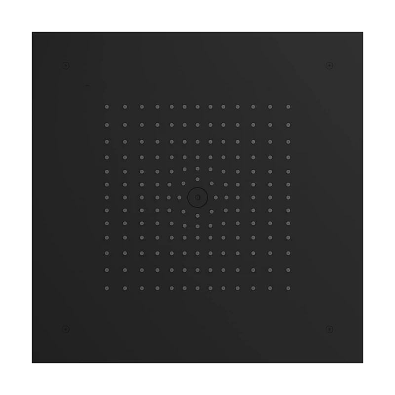 hansgrohe Raindance E - Head Shower Ceiling Integrated, Rainfall Shower Head (400 x 400 mm), 1 Spray, for Ceiling mounting, Anti-limescale, matt Black, 26252670