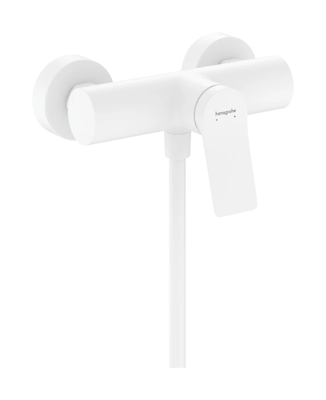 hansgrohe Vivenis Original - Shower Mixer Exposed for 1 Function, Single Lever Shower Mixer tap, matt White, 75623700