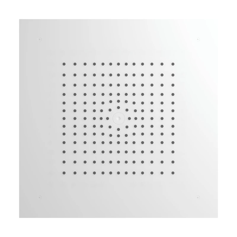 hansgrohe Raindance E - Head Shower Ceiling Integrated, Rainfall Shower Head (400 x 400 mm), 1 Spray, for Ceiling mounting, Anti-limescale, matt White, 26252700