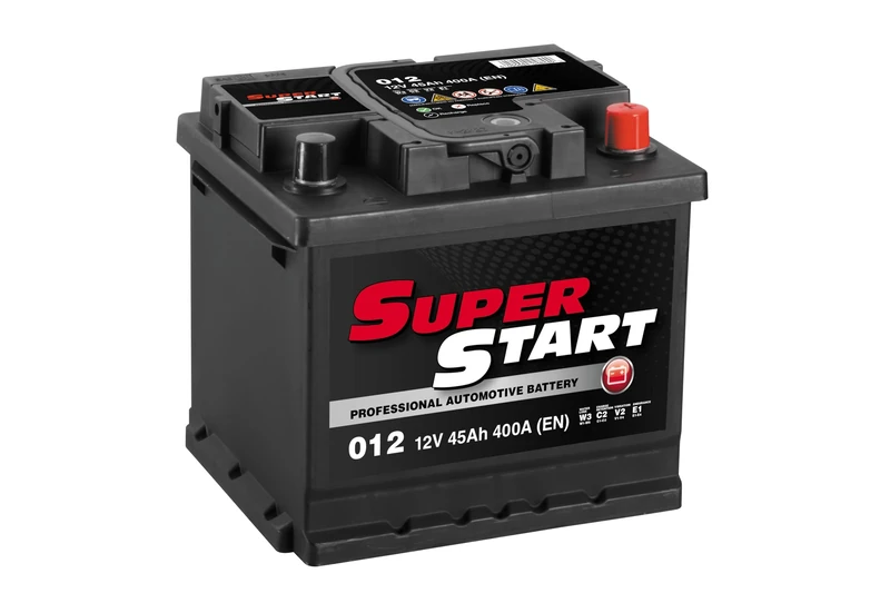 Super Start 012 12V 45Ah 400A Car, Van & SUV Replacement Battery