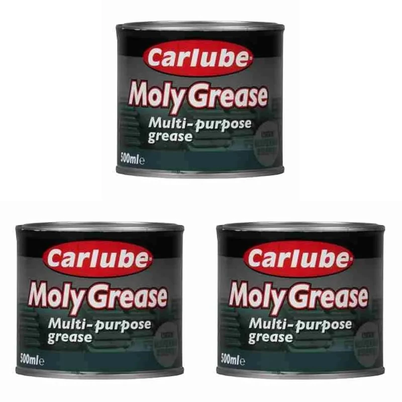 Carlube XMM500 Moly Grease 500g (Pack of 3) - Image 1