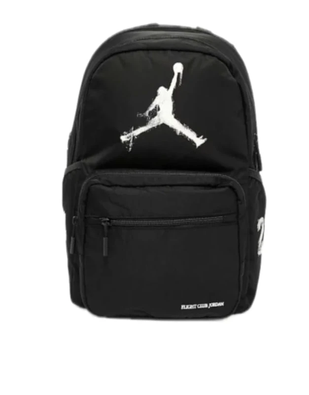 NIKE Jordan Flight Club Sports Backpack, Black, 45 x 30 x 15 cm, 30 Litre Capacity, with 13 Inch Laptop Compartment, Padded Shoulder Straps
