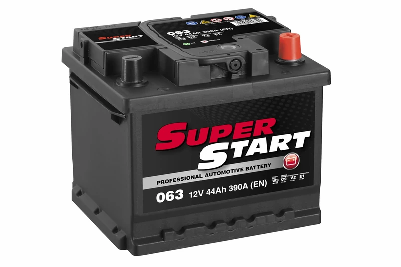 Super Start 063 12V 44Ah 390A Car, Van & SUV Replacement Battery
