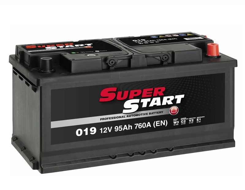Super Start 019 12V 95Ah 760A Car, Van & SUV Replacement Battery