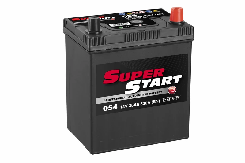 Super Start 054 12V 35Ah 330A Car, Van & SUV Replacement Battery