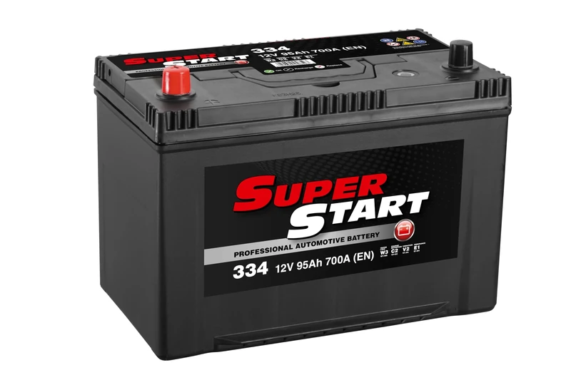 Super Start 334 12V 95Ah 700A Car, Van & SUV Replacement Battery