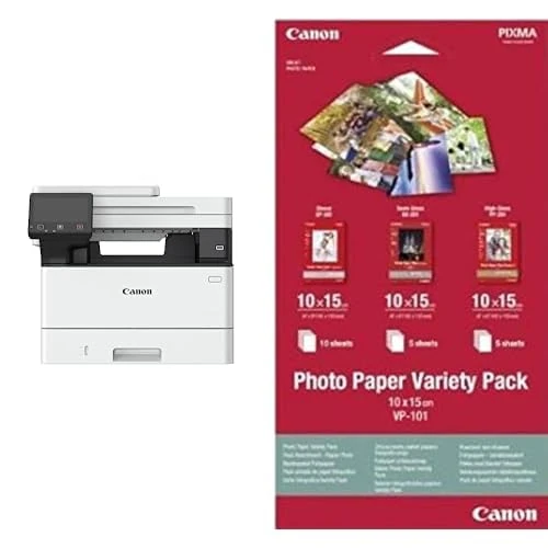 Canon i-SENSYS MF465dw All-in-1 Wireless Mono Laser Printer - A4 Print, Copy, Scan, Fax - 40ppm Print speed, 100ipm Scan Speed - 2-Sided ADF - LCD Touchscreen - Secure & Sustainable - Office Printer