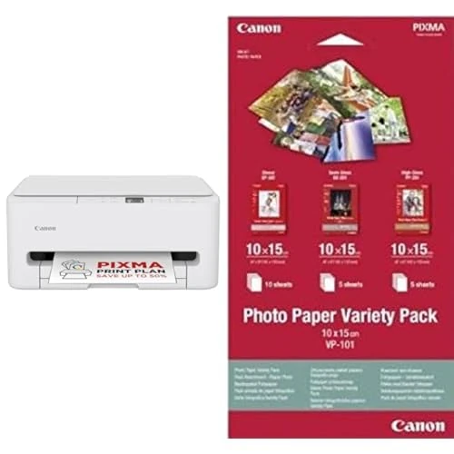 Canon PIXMA TS6550I - All-in-One Printer with Wi-Fi Connectivity & 1.42” OLED Display | Wireless for Easy Printing From Your Smart Phone PIXMA Print Plan & 10 x 15 cm Photo Paper
