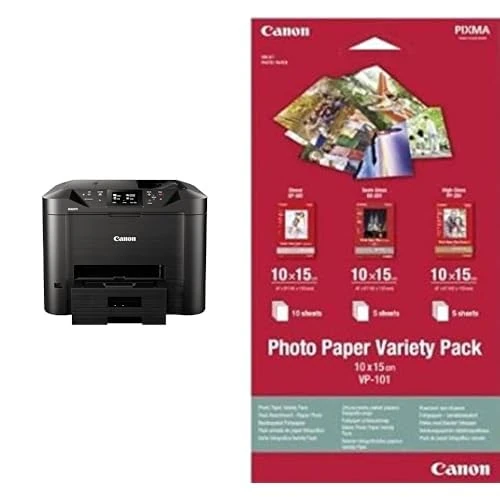Canon MAXIFY MB5450 All-In-One Inkjet Colour Printer - A4 Print, Copy, Scan, Fax - 500 sheet capacity, Wi-Fi, Ethernet, Cloud Link - ADF, Double Sided Scanning - Small Office Printer