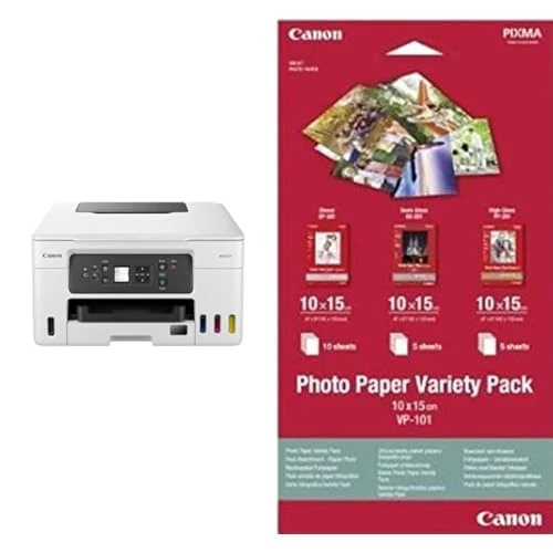 Canon MAXIFY GX3050 Printer for Home/Office Use - Colour Printers & Scanners 3-in-One Wireless | MegaTank Inkjet Printer, Copier & Scanner | WiFi, Ethernet & USB Connectivity A4 Printer