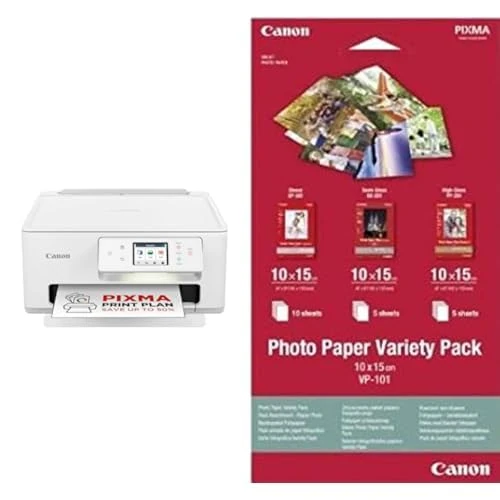 Canon PIXMA TS7650i Series - All-in-One Printer, Copier & Scanner for Home Use | Wireless for Easy Printing From Your Smartphone Home Printers with PIXMA Print Plan & 10x15cm Photo Paper - Image 1