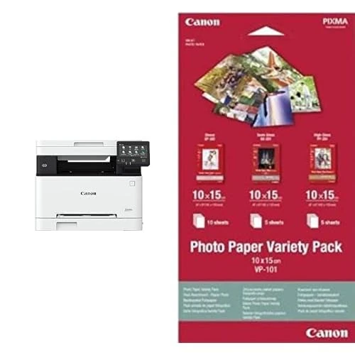 Canon i-SENSYS MF651Cw Wireless Colour Multifunction Laser Printer - A4, Print, Copy, Scan - 18 ppm print speed, LCD Touch Screen - Wi-Fi Connectivity, Scan to Cloud - Office Printer