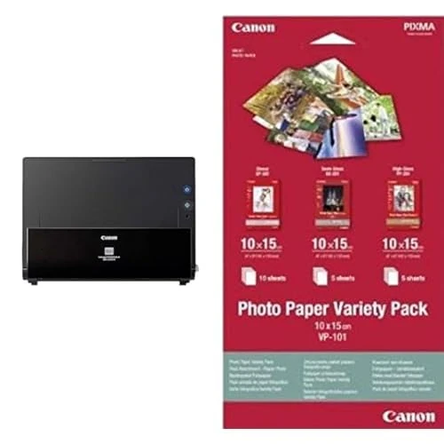 Canon imageFORMULA DR-C225II Document Scanner | Double-sided Scanning with USB for Home & Office | Up to 25 Pages Per Min | With Canon CaptureOnTouch Software | Support OCR | Scan to Cloud