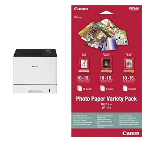Canon i-SENSYS LBP732Cdw Single-Function Colour Laser Printer - A4 Print, 38ppm - Wireless, Wi-Fi, Secure Print - Auto Duplex Print - Compatible w/Mac, Windows, Linux - Office Printer
