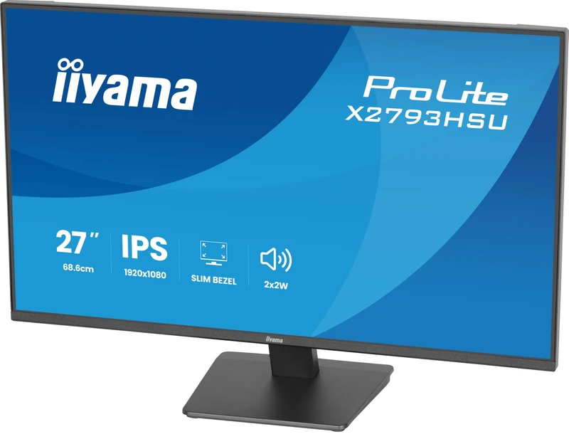 iiyama X2793HSU-B1 27 inch IPS LCD, 1920x1080, 120Hz, 4ms GtG (1ms MPRT), HDMI/DP/USB, Adaptive Sync