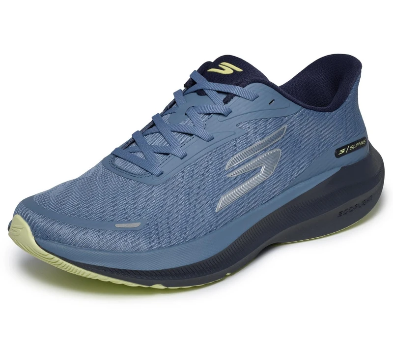 Skechers Men's Slip-Ins: Aero Pulse Running Shoe, Blue, 12 UK
