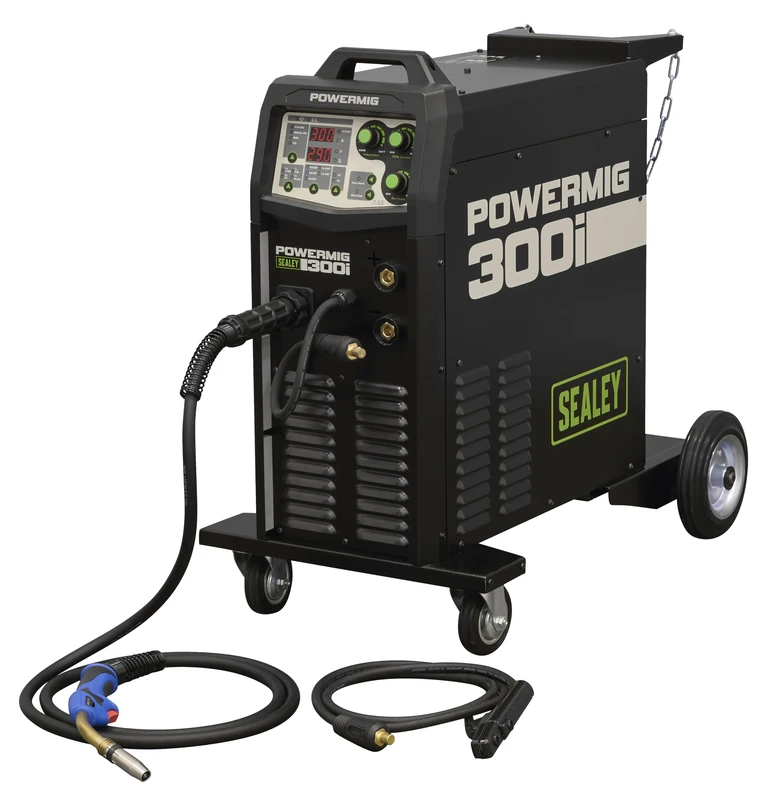 Sealey, 300A Professional Gas/Gasless MIG/TIG/MMA Inverter Welder 400V 3ph - POWERMIG300i