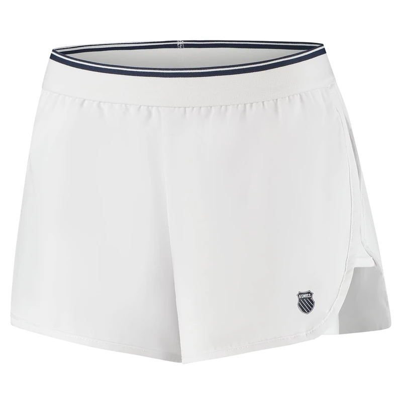 K-Swiss Women’s Hypercourt Short 8 – White | Performance Tennis/Padel Shorts - Image 1