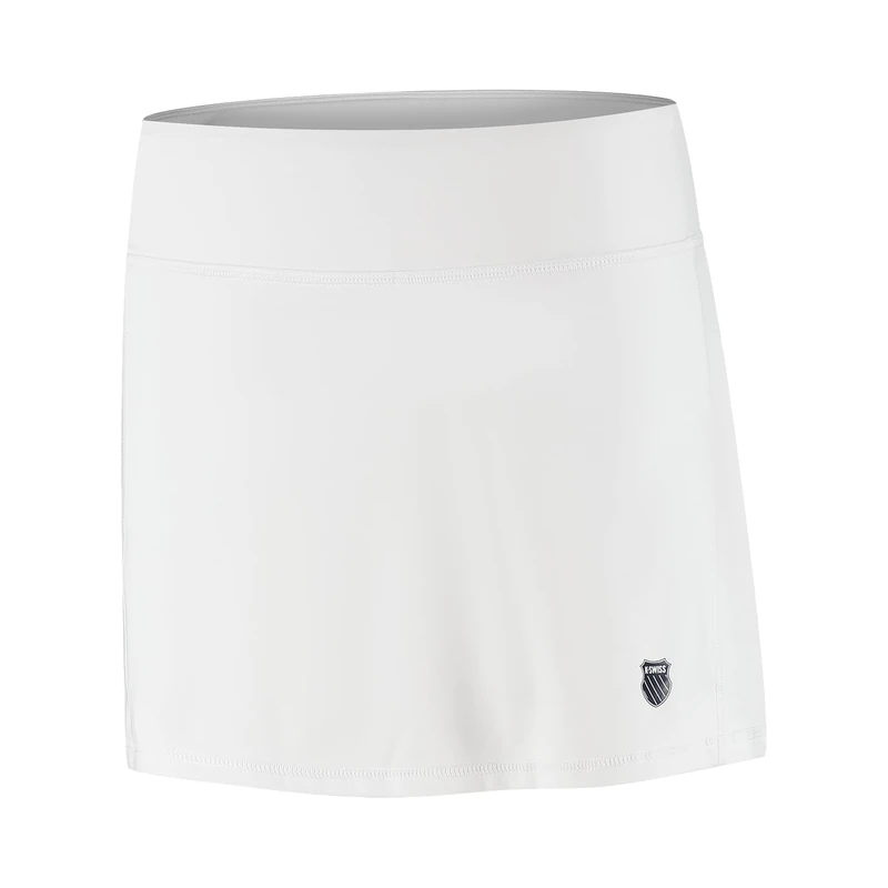 K-Swiss Women’s Hypercourt High Waist Skirt – White | Performance Tennis/Padel Skirt