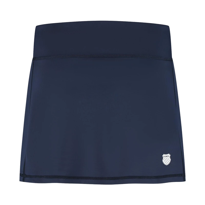 K-Swiss Women’s Hypercourt High Waist Skirt – Navy | Performance Tennis/Padel Skirt - Image 1