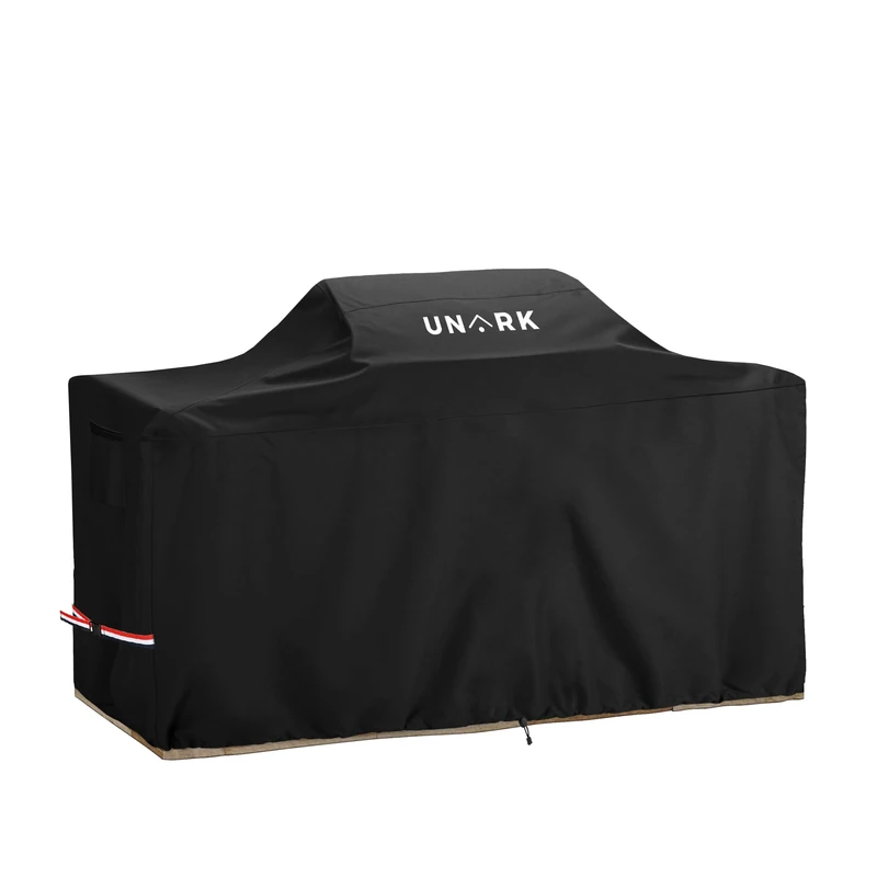 UNARK 86 Inch Extra Large Grill Cover Kitchen Island Cover Large Island Grill Cover for Outdoor Grill Outdoor Kitchen Cover Heavy Duty Waterproof 86" L x 42" W x 48" H, Black