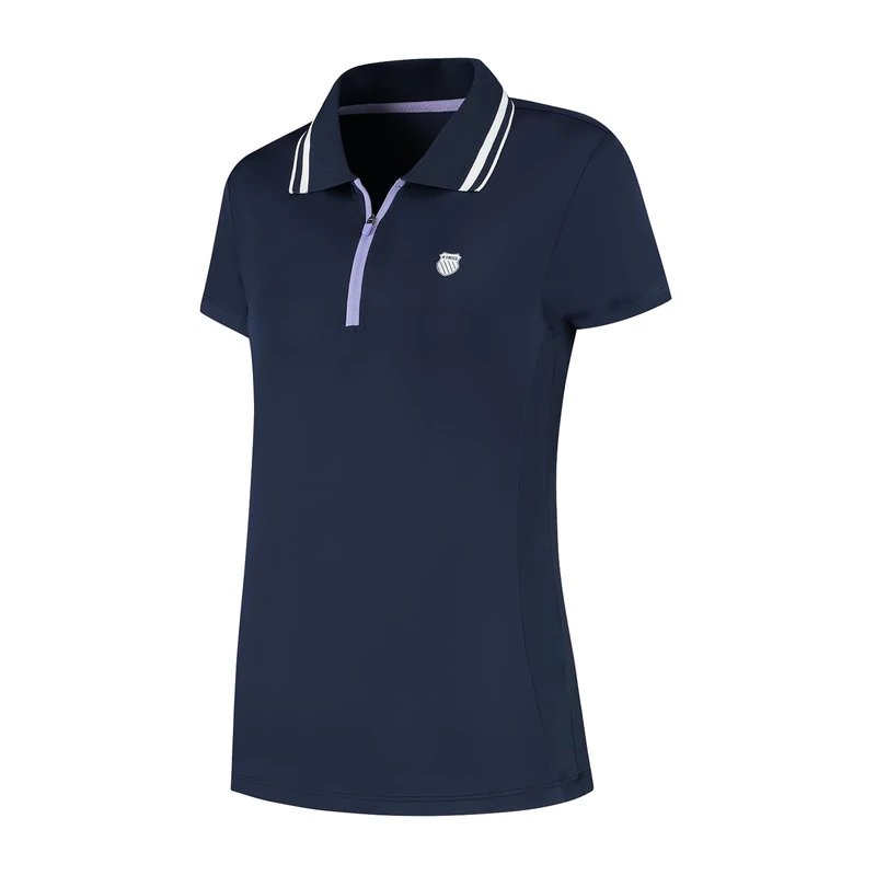 K-Swiss Hypercourt Polo 7 – Navy | Women’s Performance Tennis Polo