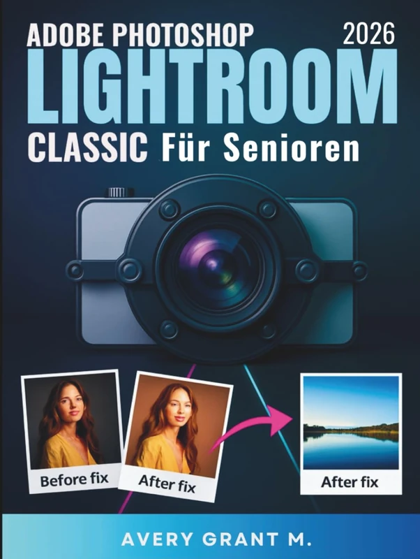 PHOTOSHOPLIGHTROOM CLASSIC 2026 Benutzerhandbuch Für Senioren: Von chaotisch zu magisch, komplett Leitfaden für bessere Fotos, intelligentere ... KI-Tools (Photoshop Lightroom Classic Series)