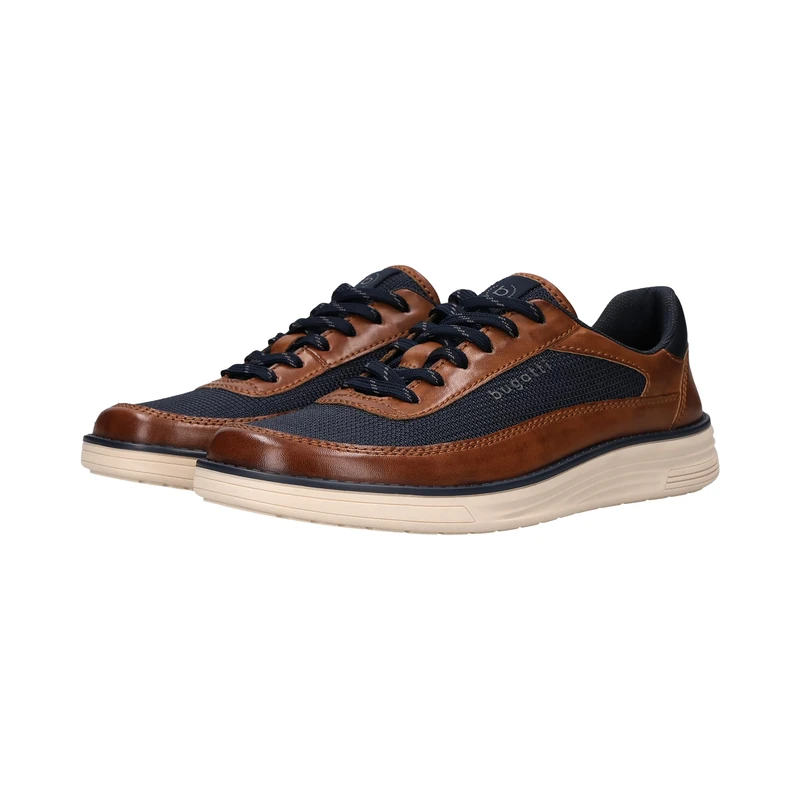 Bugatti Men's Trainers, 323-AX90-cognac/dark Blue, 45